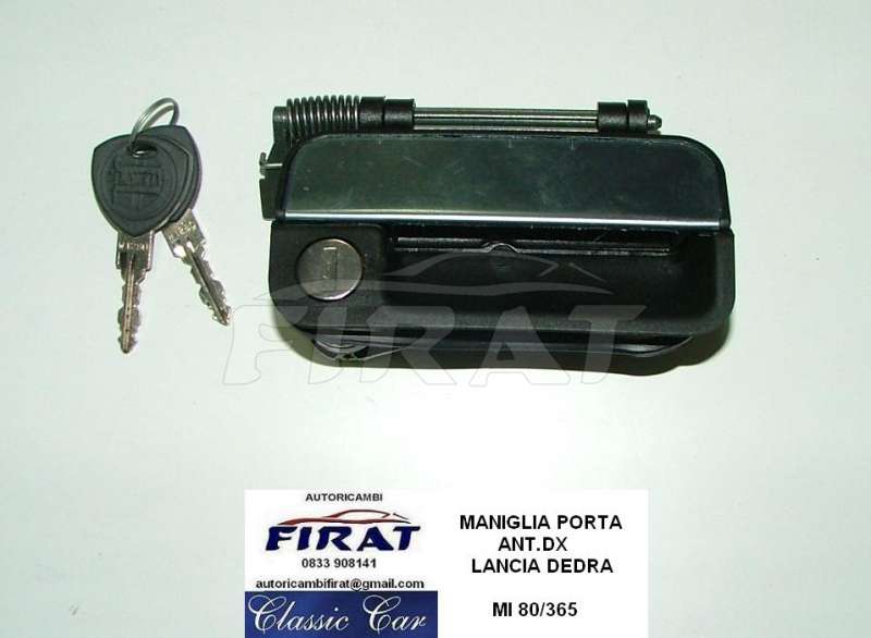 MANIGLIA PORTA + CHIUSURA BAULE FIAT 127 - 128